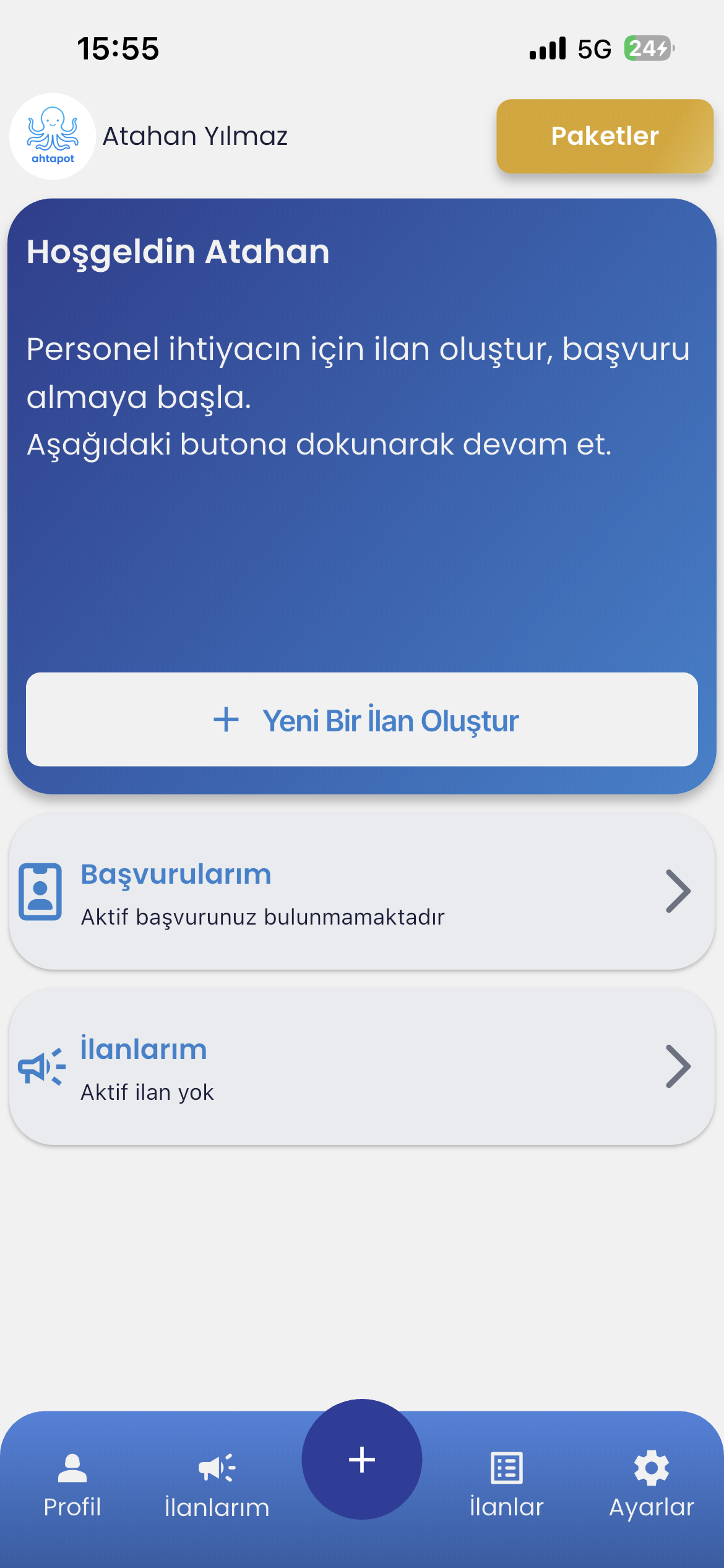 Tek Tıkla Başlayın
